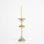 Gabriel Nickel Candle Holder-Lg