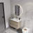 Wall-Mounted Bathroom Vanity With Ceramic Sink
