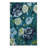 Blue Rose Patterned Washable Decorative Carpet-459016326