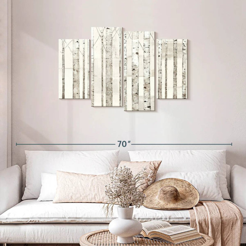 Birch Trees, 27" H x 43" W