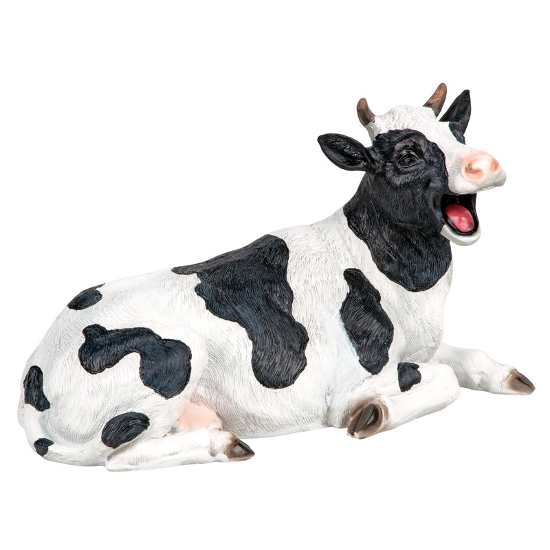 Statue vache riante