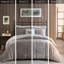 King To Comforter - Machine Washable Grey Size Down Alternative , Reverse,
