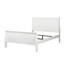 Lit simple blanc - respire la classe avec un tiroir de rangement pratique et une structure en bois avec compartiment en bois massif