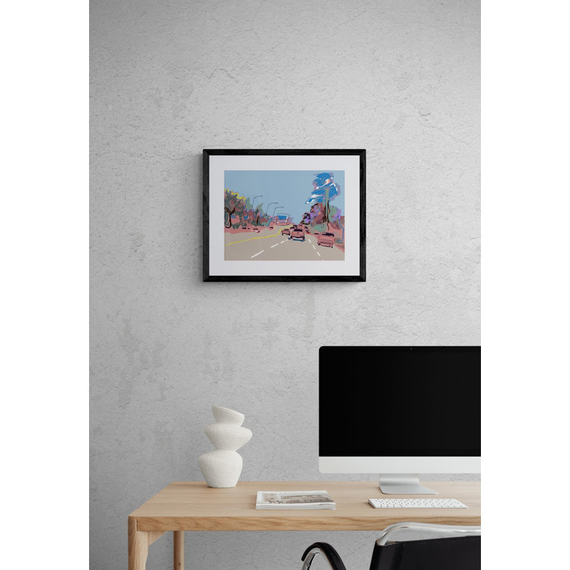 Overland Avenue Print by Deborah Blum, Black Framed Paper, 17.2" H x 21.2" W