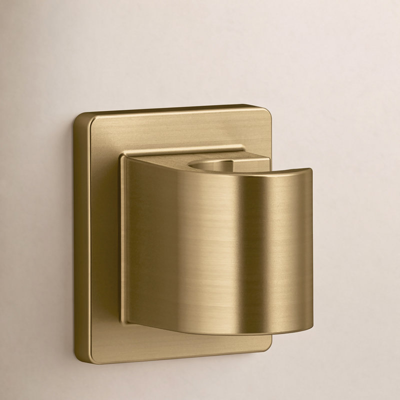 Awaken Fixed Wall Bracket, Vibrant Brushed Moderne Brass