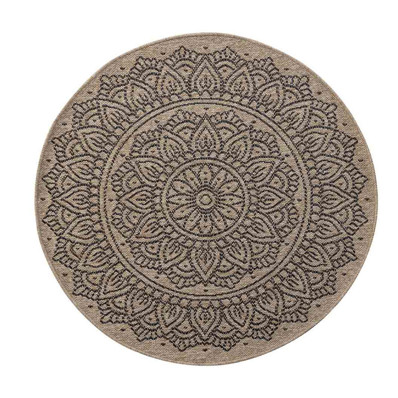 Lyndsay Floral Area Rug, Round 120cm