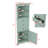 Triangular Corner Cabinet With Triple Drawers And Customizable Shelves-565974137