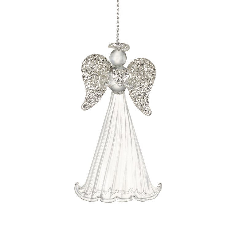 The Seasonal Aisle Mcdaniel Glass Hanging Figurine Ornament | Wayfair.co.uk