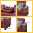 Naranja 2 - Piece 97" Vegan Leather Sectional With Drop down Table and Cupholders-63240067-63240120