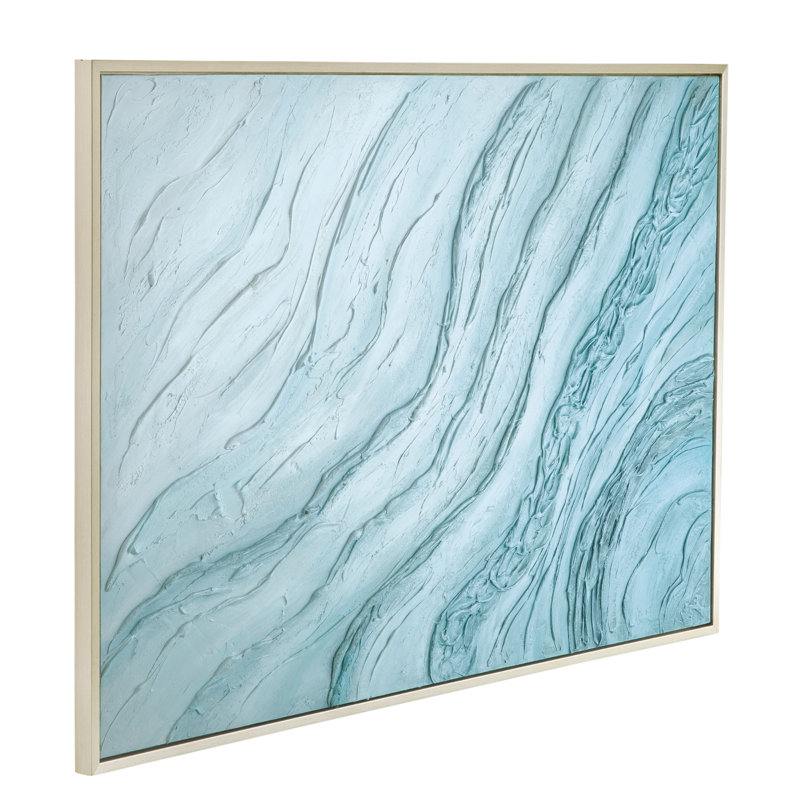 Tidal Drift Framed Canvas