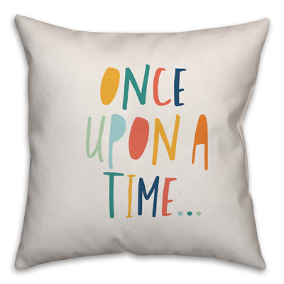  Once Upon a Time Reversible Throw Pillow
