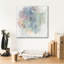 Toile épique Graffiti «Fog Inscription 1» par June Erica Vess, art mural 18 po x 18 po