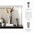 Porcelain Sculptural Vase With Textured Vertical Wave Design And Modern Curved Silhouette-290326618