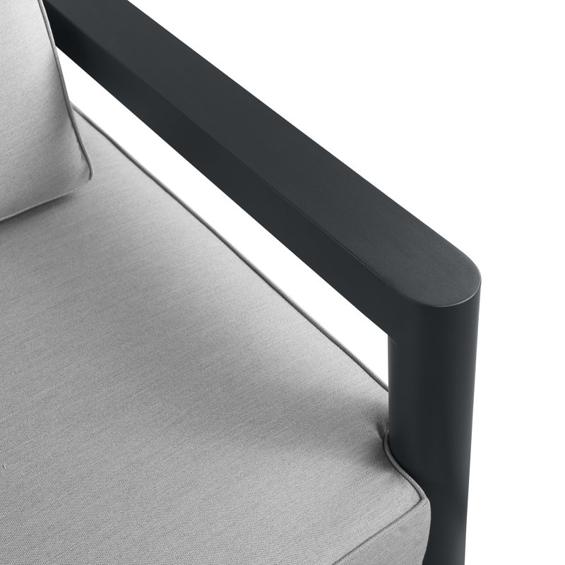 Ensemble de conversation d'extérieur 3 pièces Fairmont, Light Gray, Slate Black