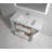 Gomer 47" Wall-Mount Single Bathroom Vanity Set