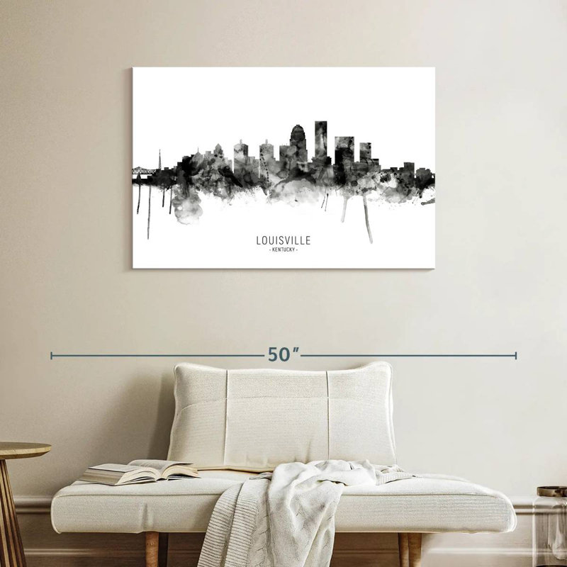 Louisville, Kentucky City Skyline III, H 26 po x l 39 po
