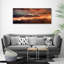 Sunset Mountains - Wrapped Canvas Print