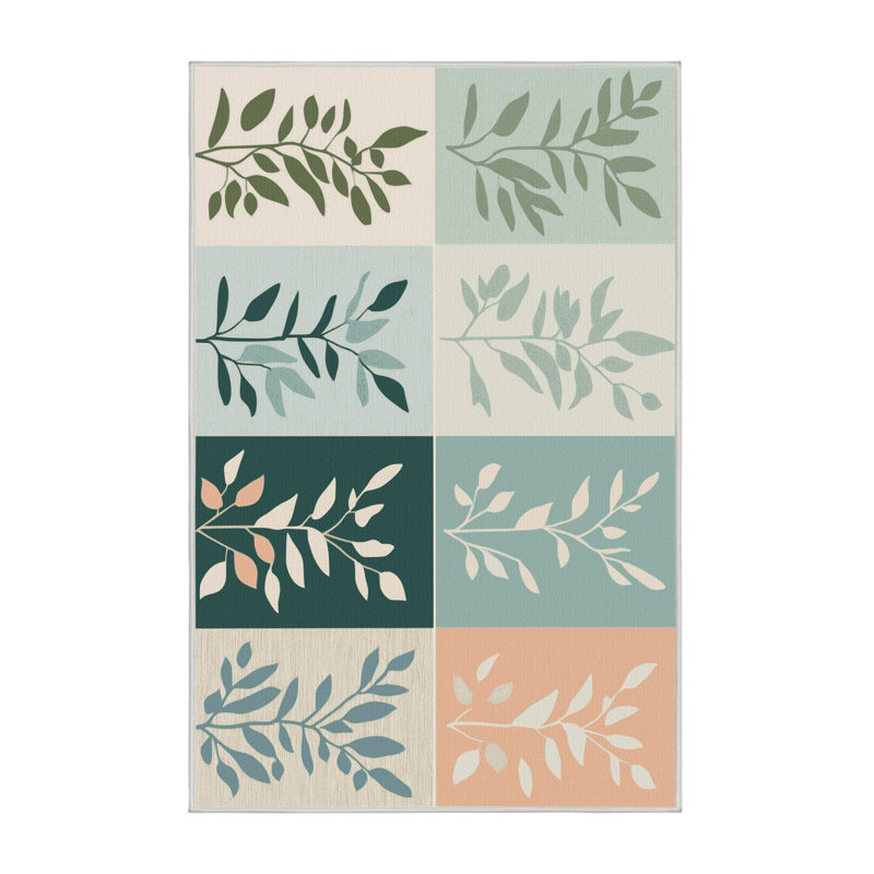 Tapis Forest Forest Serenity, Rectangulaire 2 pi x 3 pi