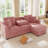 90" W Sectional Sofa Sleeper With Storage Chaise-73232919
