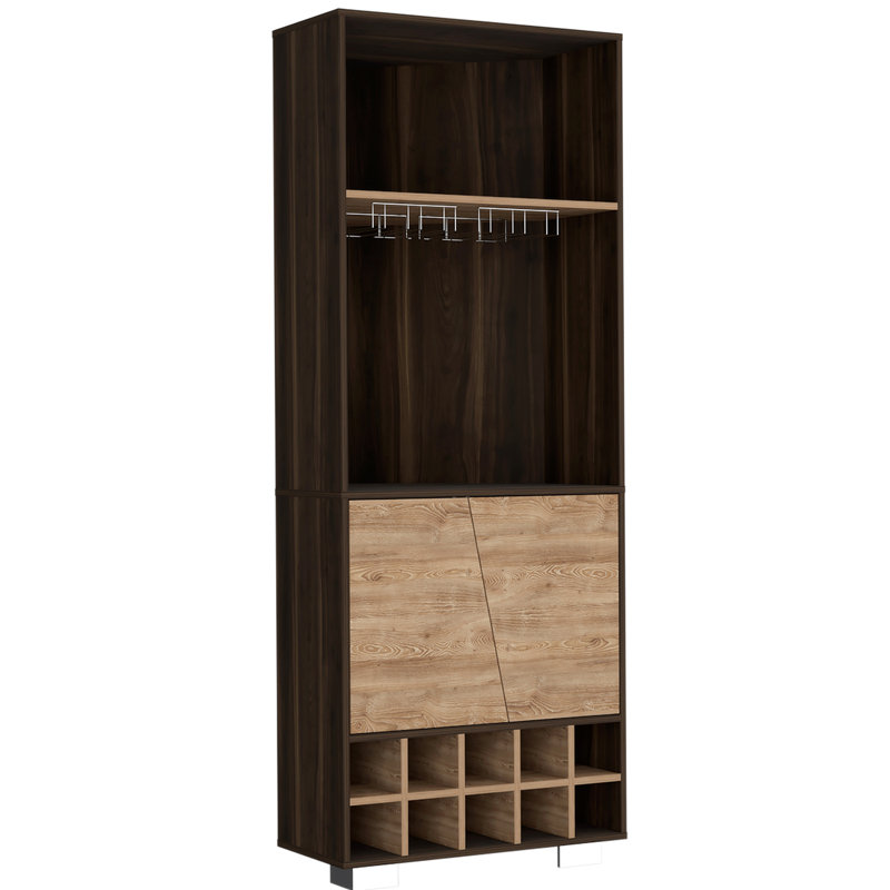 Armoire de bar d'angle
