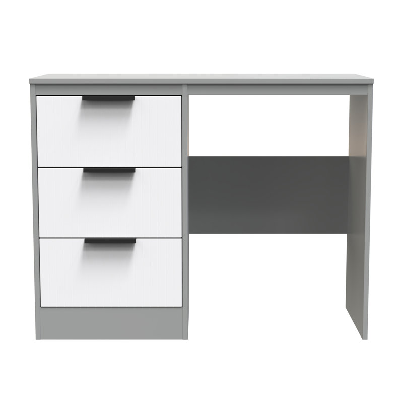 Berklie Dressing Table, White Matt/Dusk Grey