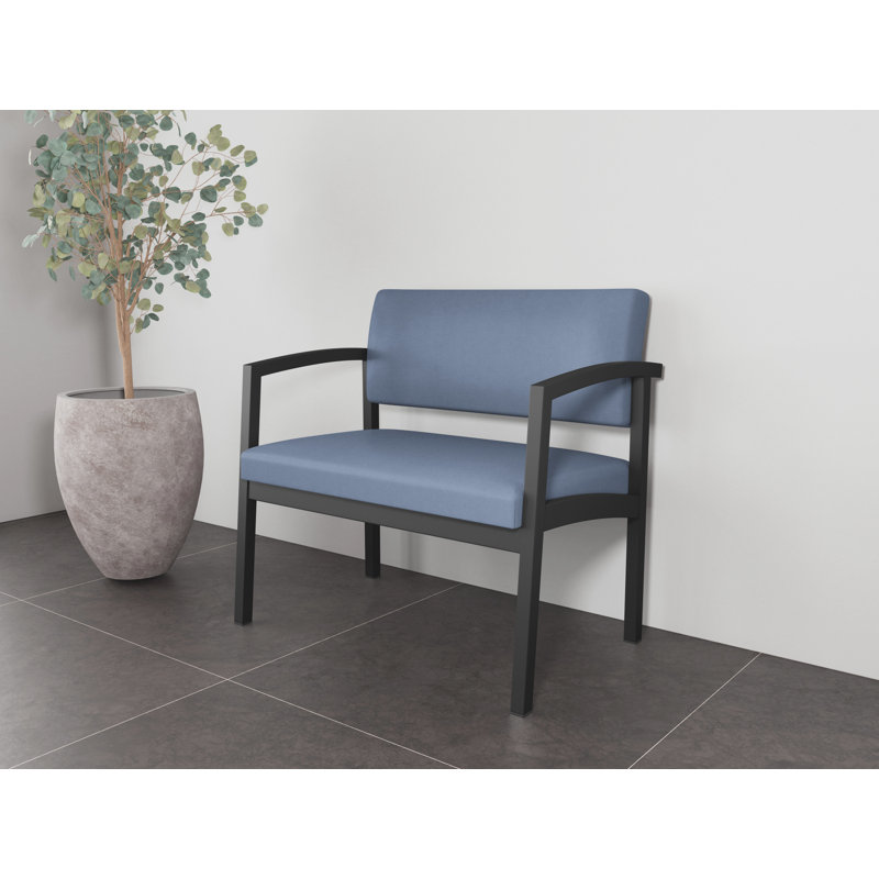 Chaise en acier Lenox, Noir, Fosse Sentry