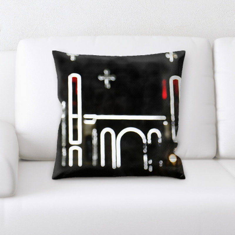 Coussin décoratif flou