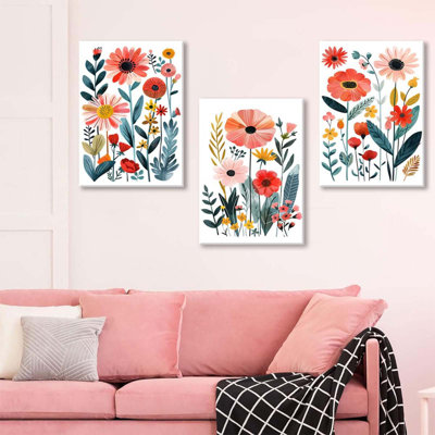 3 Piece Wrapped Canvas Print