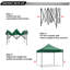 Abri instantané commercial 10 pi The Pop Up Canopies L 10 pi. D Auvent escamotable en métal-50304956