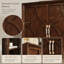 Garde-manger de 53,5 po de hauteur avec portes et tiroirs-451280329
