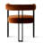 Beore Set of 4 Upholstered 18.3" Seat Height Velvet Kitchen Dining Armchair-2124452297