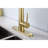 Single Handle Stainless Steel Kitchen Sink Faucet With Pull Down Sprayer-119337323