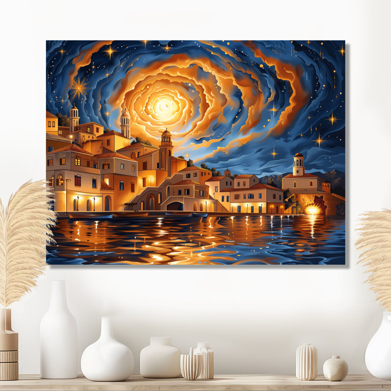 Décoration murale Marlesha - Égypte, Métal métal, H 12 po x l 20 po x P 1 po