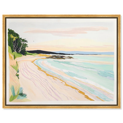 Art, art côtier, toile de fond calme