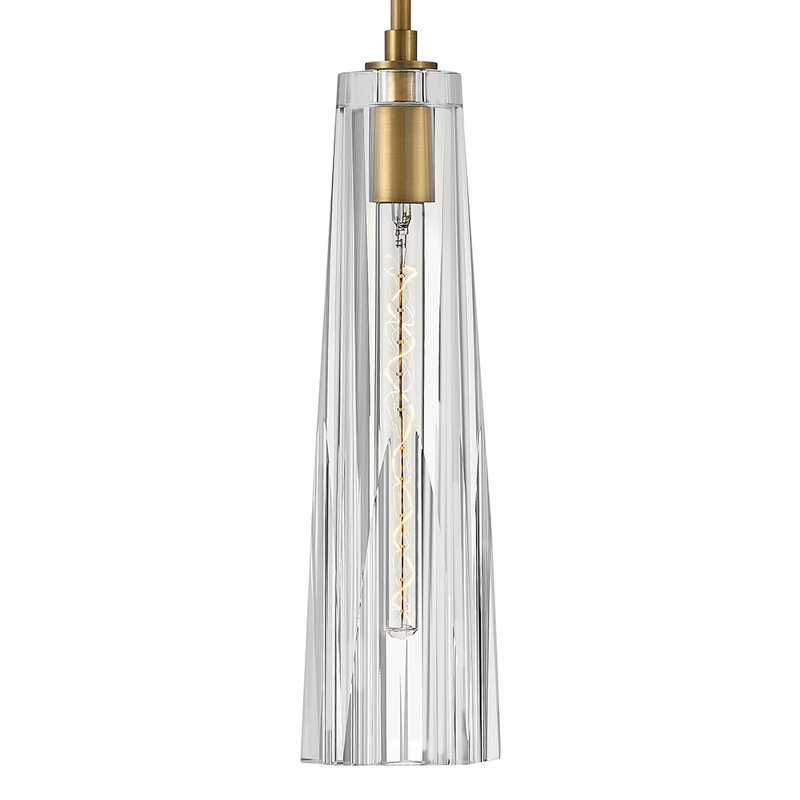 Cosette 1 - Light Small Pendant,  Clear glass