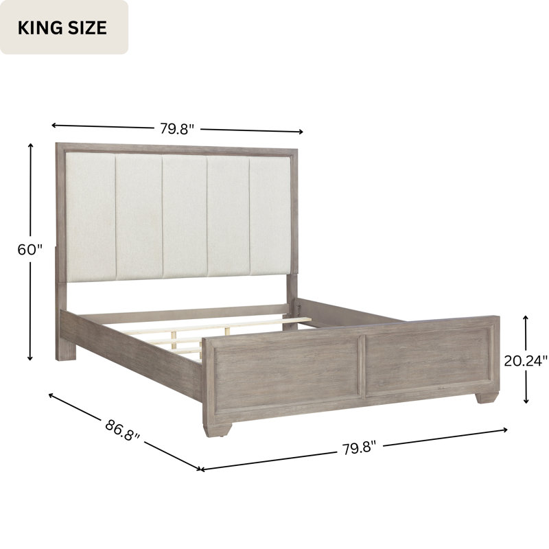 Ennesley Upholstered Standard Bed, King