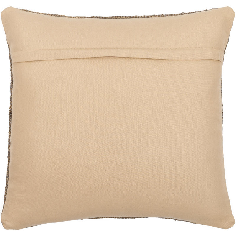 Chichester Ikat Jute / Sisal Reversible Throw Pillow, Down Blend, 22"H x 22"W