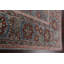 Tapis zone en laine 9 pi 3 po x 9 pi 9 po "one-of-kind" noué la new age kazak