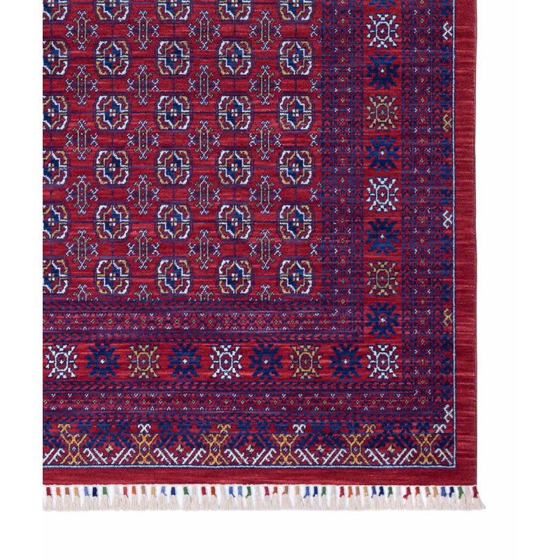 Tapis en laine Leila Gordes, Rectangle 2 pi 8 po x 4 pi 10 po
