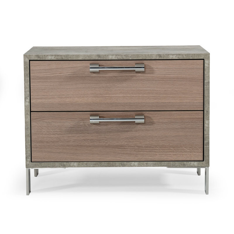 Orpheus 2 Drawer Nightstand
