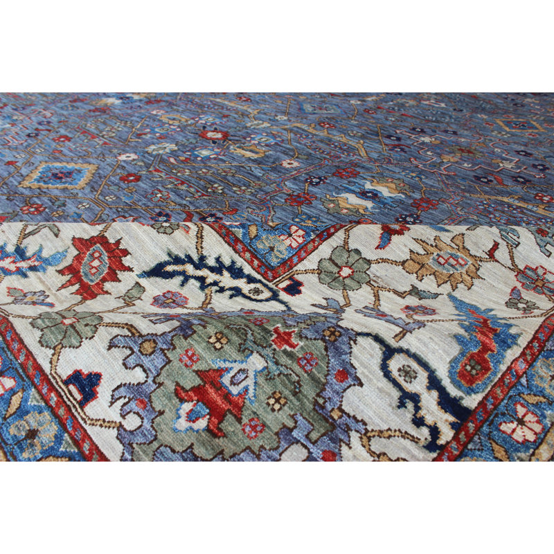 One-of-a-Kind 14' x 14'4" Hand Knotted Area Rug