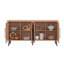 Buffet de style Mid-Century moderne de 65 po avec 8 tablettes réglables Jodie-1606790367