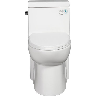 Elegant Bathroom Toilet Tank Lid - White Plastic Quick Setup Process Modern Addition Hassle-