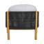 Fauteuil club d'extérieur Grotta, corde foncée avec coussin, ensemble de 2 Grotta-1666022388