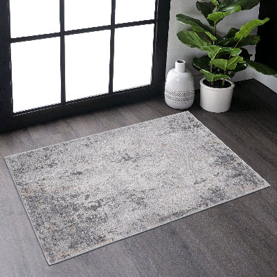 Tapis paillasson ivoire / sable / abstrait MARFI Collection