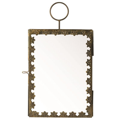 Metal Single Picture Frame Set in Brown