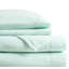 Drap simple 100% polaire 3 pièces Handfeel Cozy Pilling 2 pièces taies d'oreiller plates Lavable à la machine