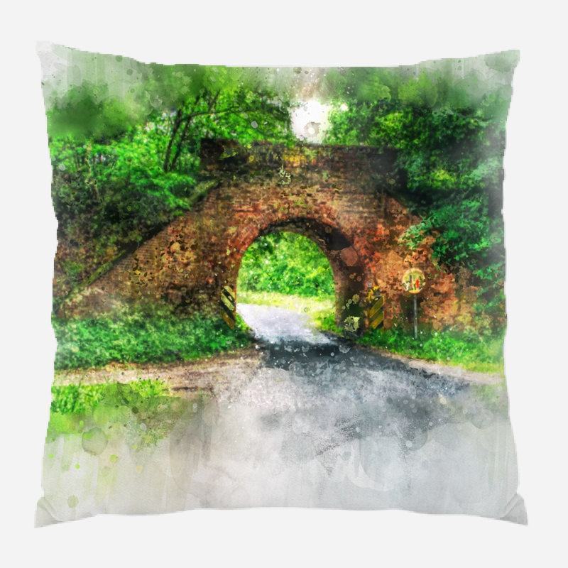 Coussin bridge Metcalfe, Microsuède, Intérieur