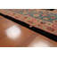 Tapis de surface en laine noir/aqua/beige 8 pi 3 po x 11 pi 5 po one-of-kind à la main noué la Eliseo