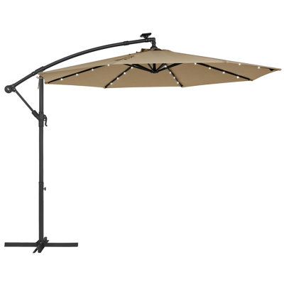 Piqua 300cm Lighted Market Parasol